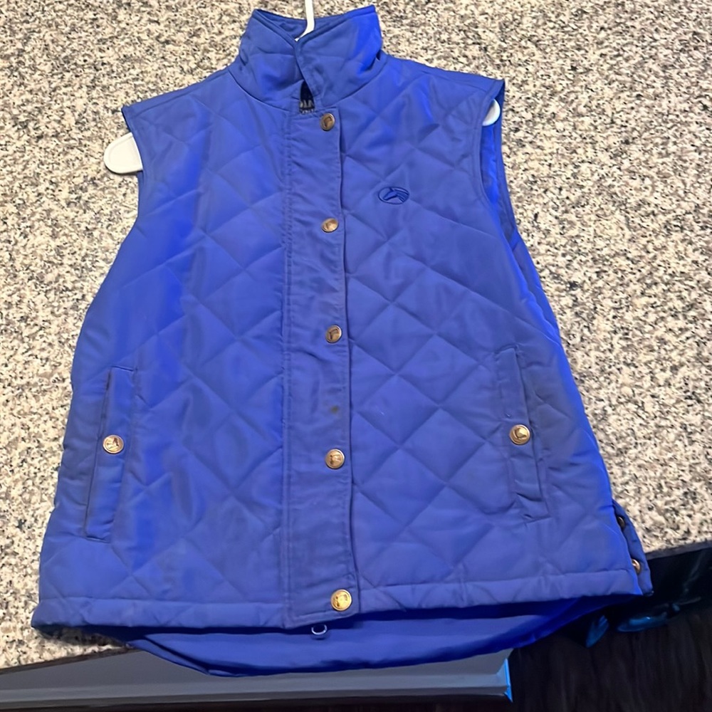 Equestrian quilted vest